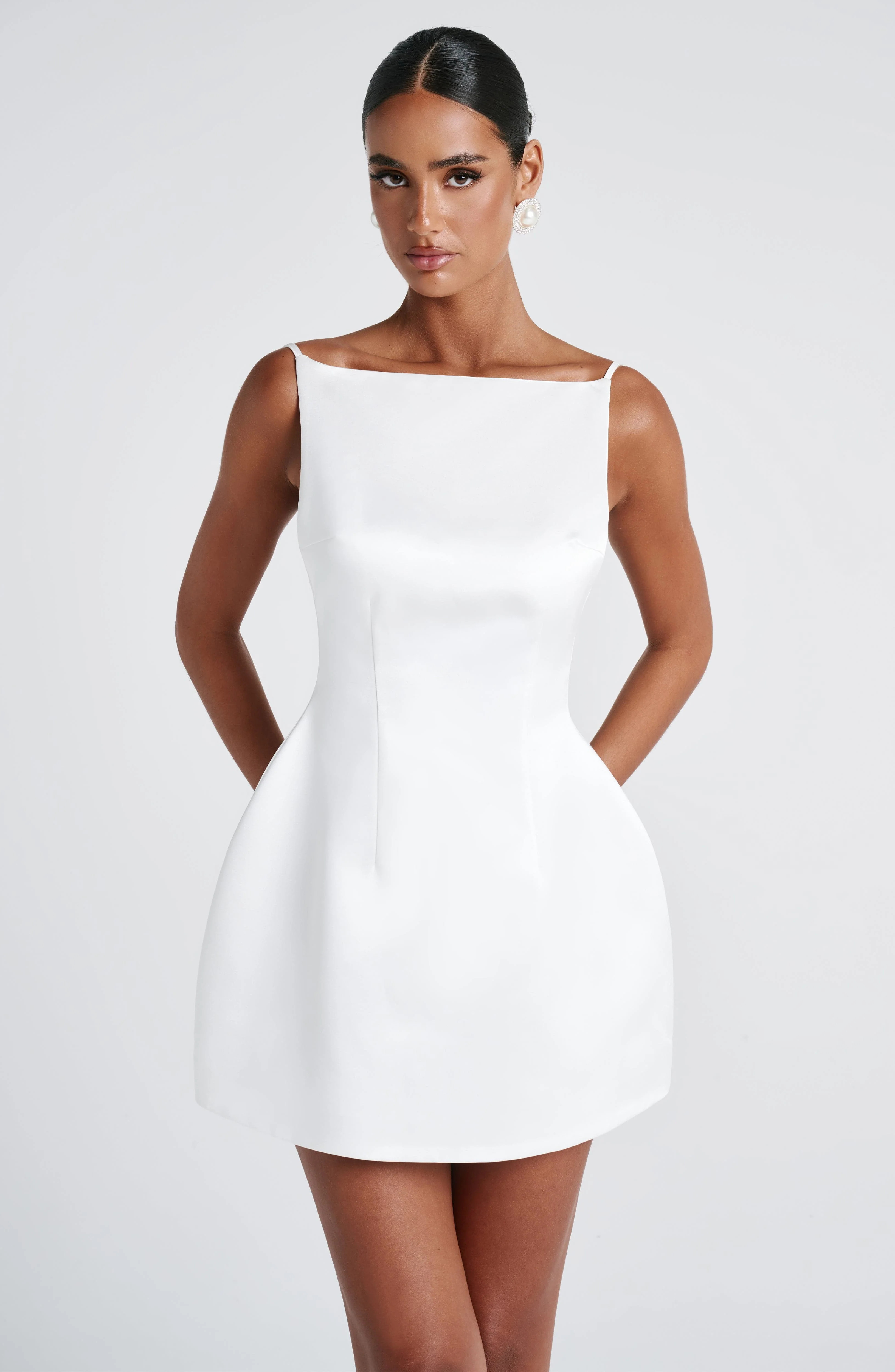 Tate Mini Dress - Ivory | Babyboo (global)