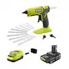 RYOBI ONE+ 18V Cordless Dual Temperature Full Size Glue Gun Kit with 2.0 Ah Battery and 18V Lithium-Ion Charger P307K1 | The Home Depot