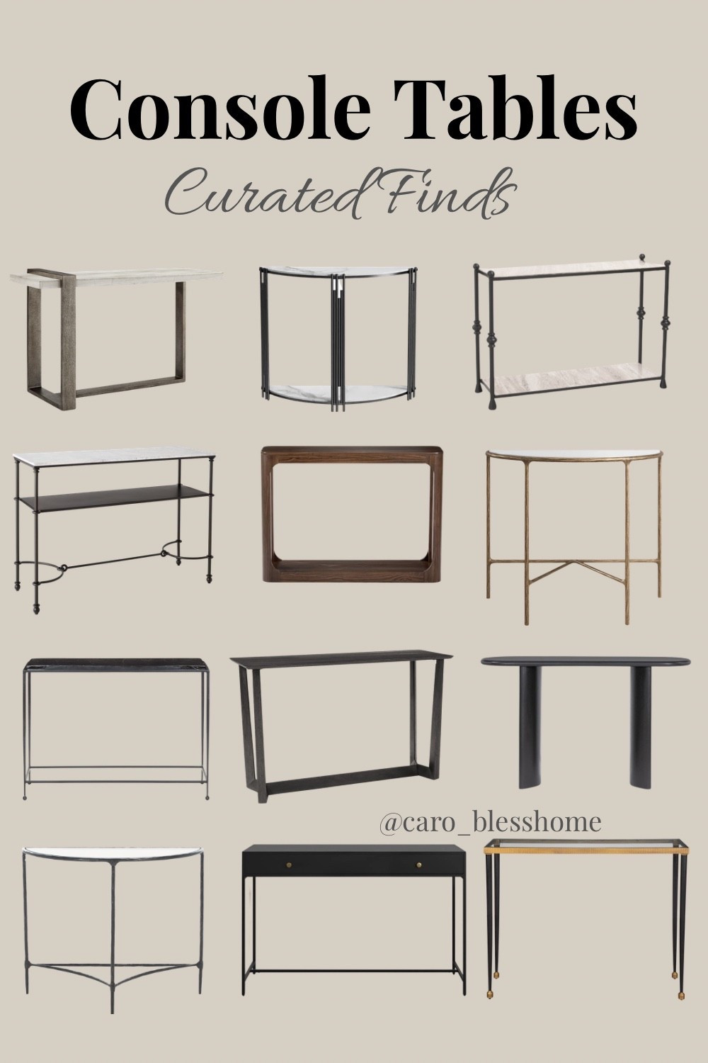 Small Space Console Finds ✨

#LTKHome