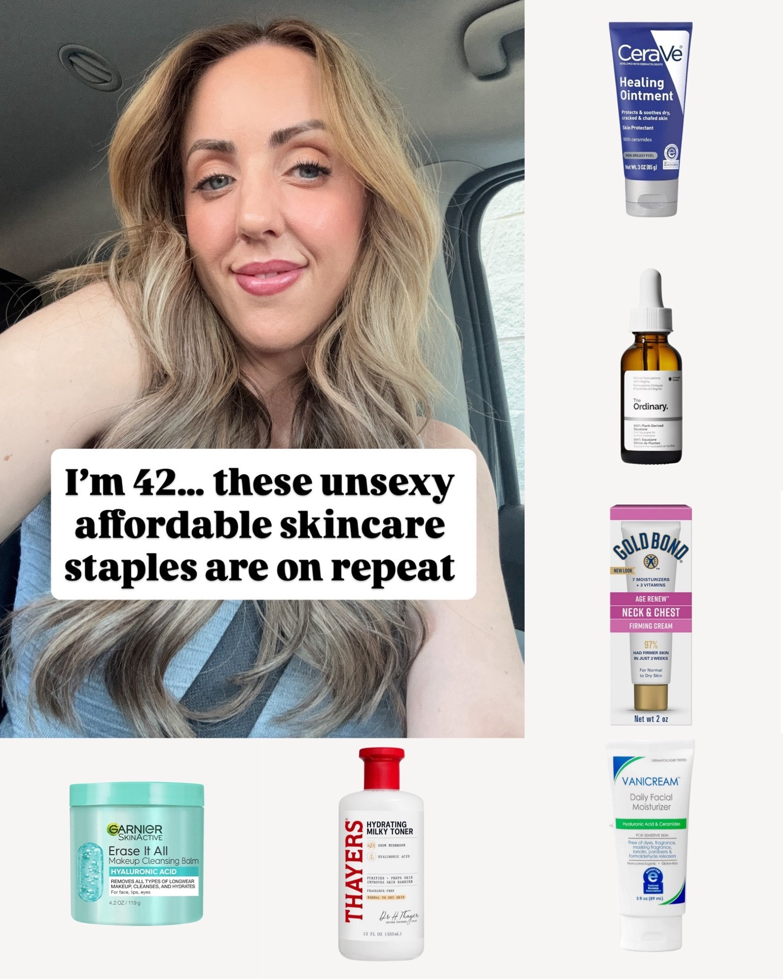 Effective skincare > cute skincare 

I’m 42, and these affordable unsexy staples actually work. No pretty packaging, no fluff, just formulas that deliver. Everything is under $15! 



#LTKOver40 #LTKBeauty #LTKFindsUnder50