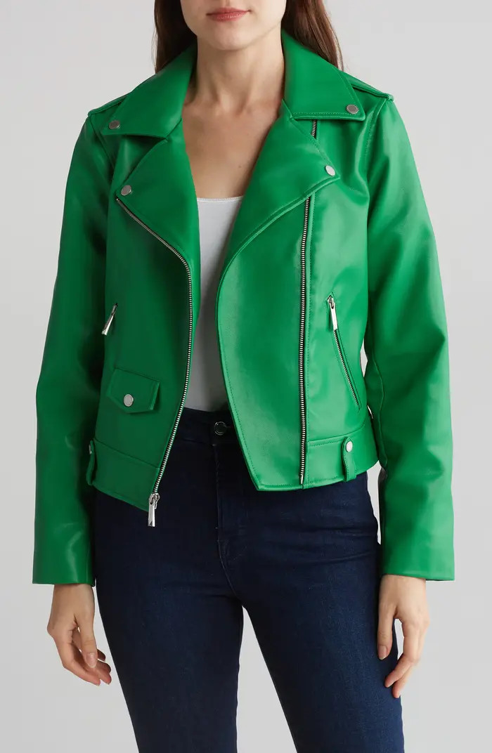 Faux Leather Biker Jacket | Nordstrom Rack