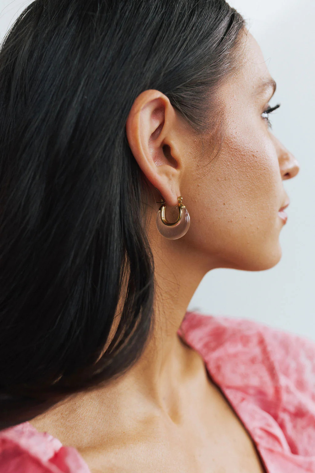 FINAL SALE - Acrylic Hoop Earrings | Henly