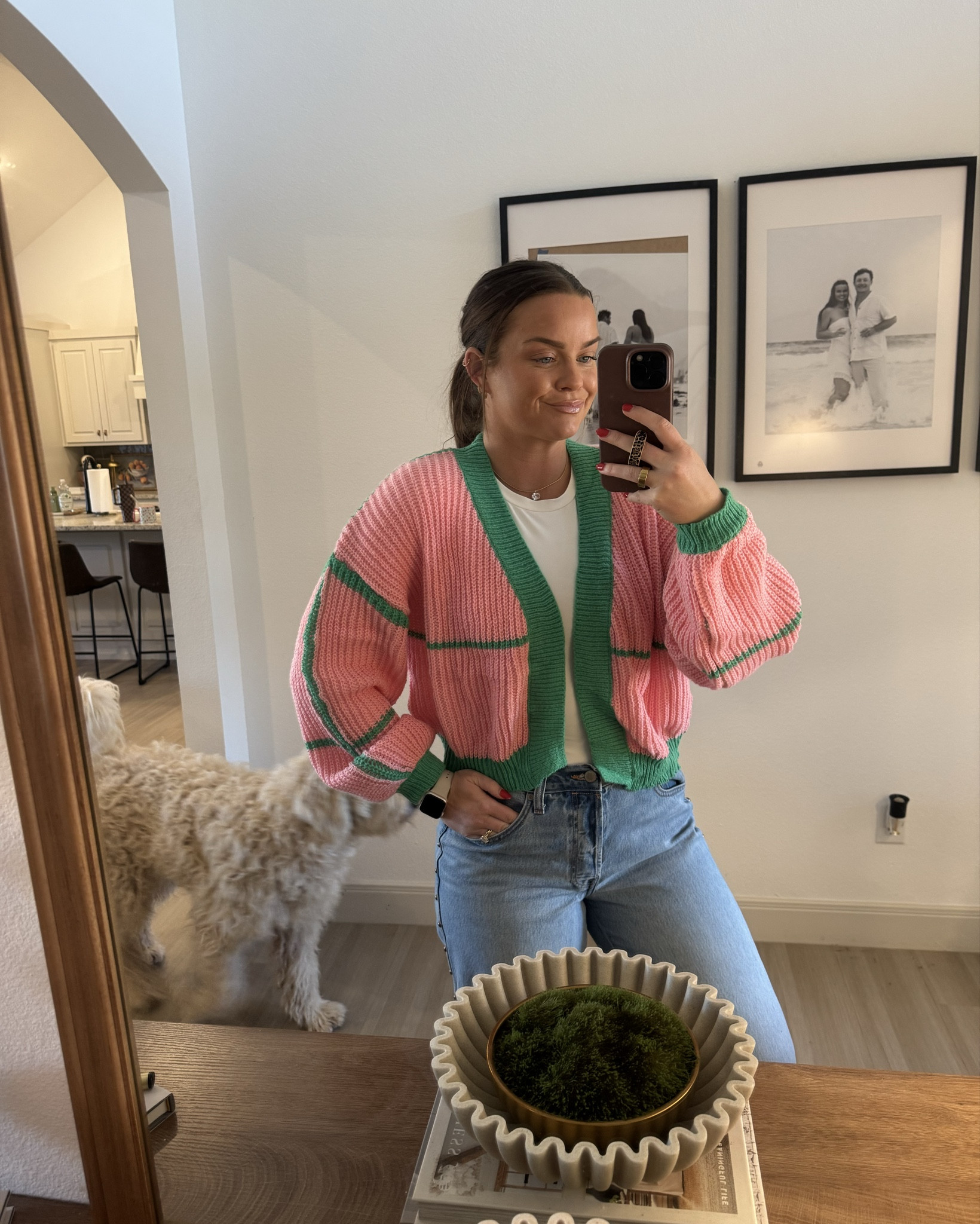 A colorful cardigan to transition into the Spring in 🌺 

#LTKSeasonal #LTKWorkwear #LTKgrwm