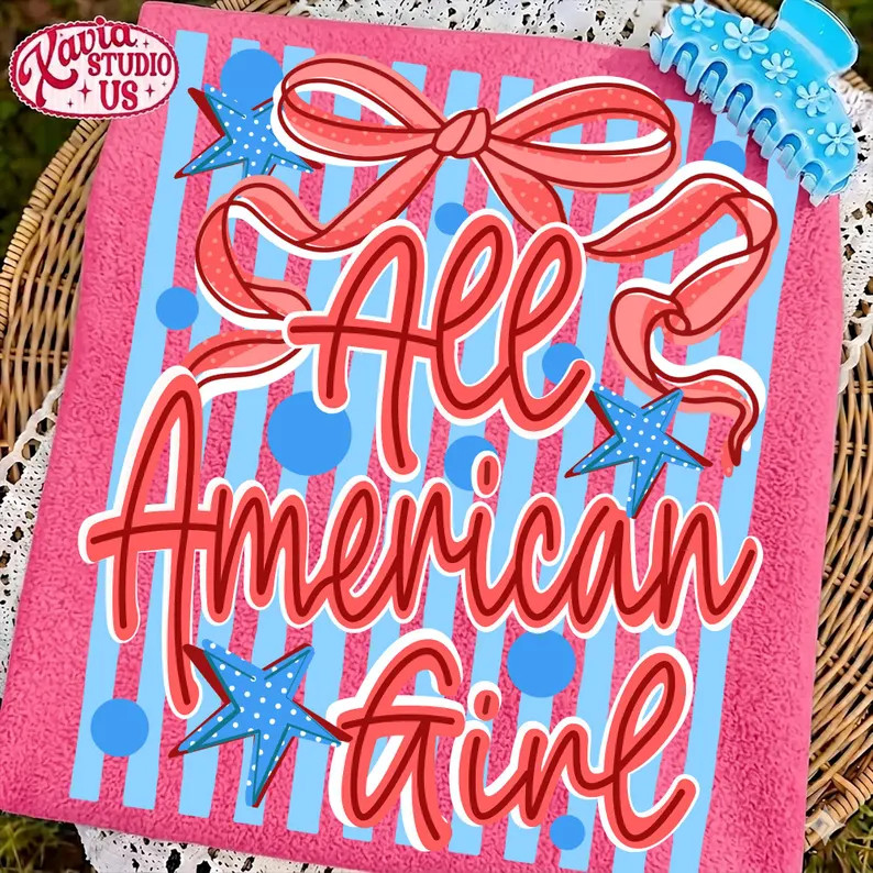 Striped All American Girl Png, American Flag Png, Patriotic Usa Flag Png, American Made Png, Memo... | Etsy (Global)