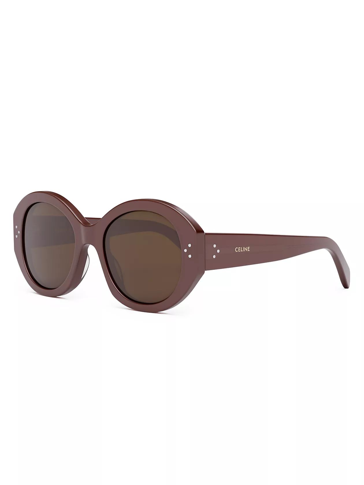 Bold 3 Dots 53MM Round Sunglasses | Saks Fifth Avenue
