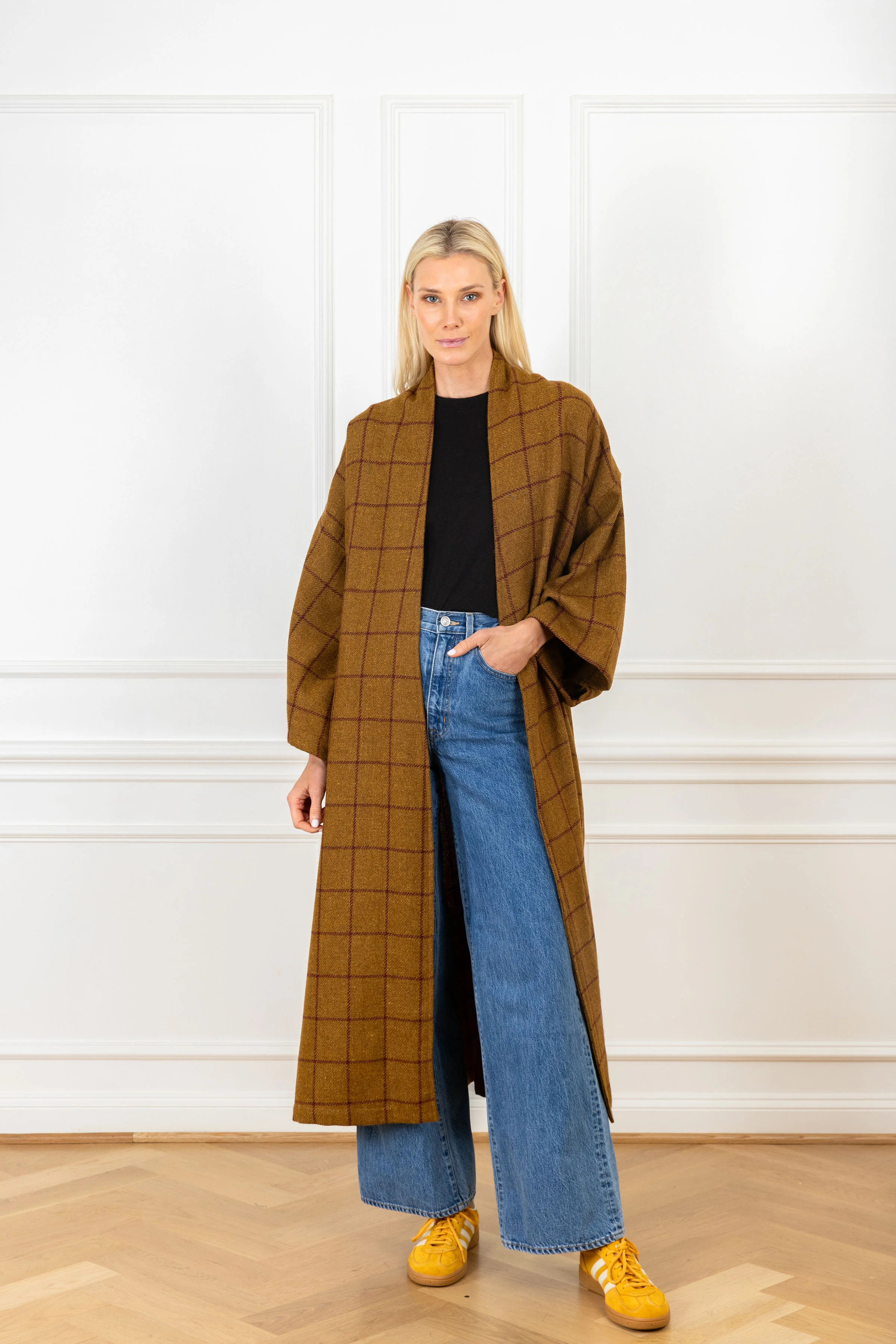 Penny Grid Maxi Duster | La Vie Style House