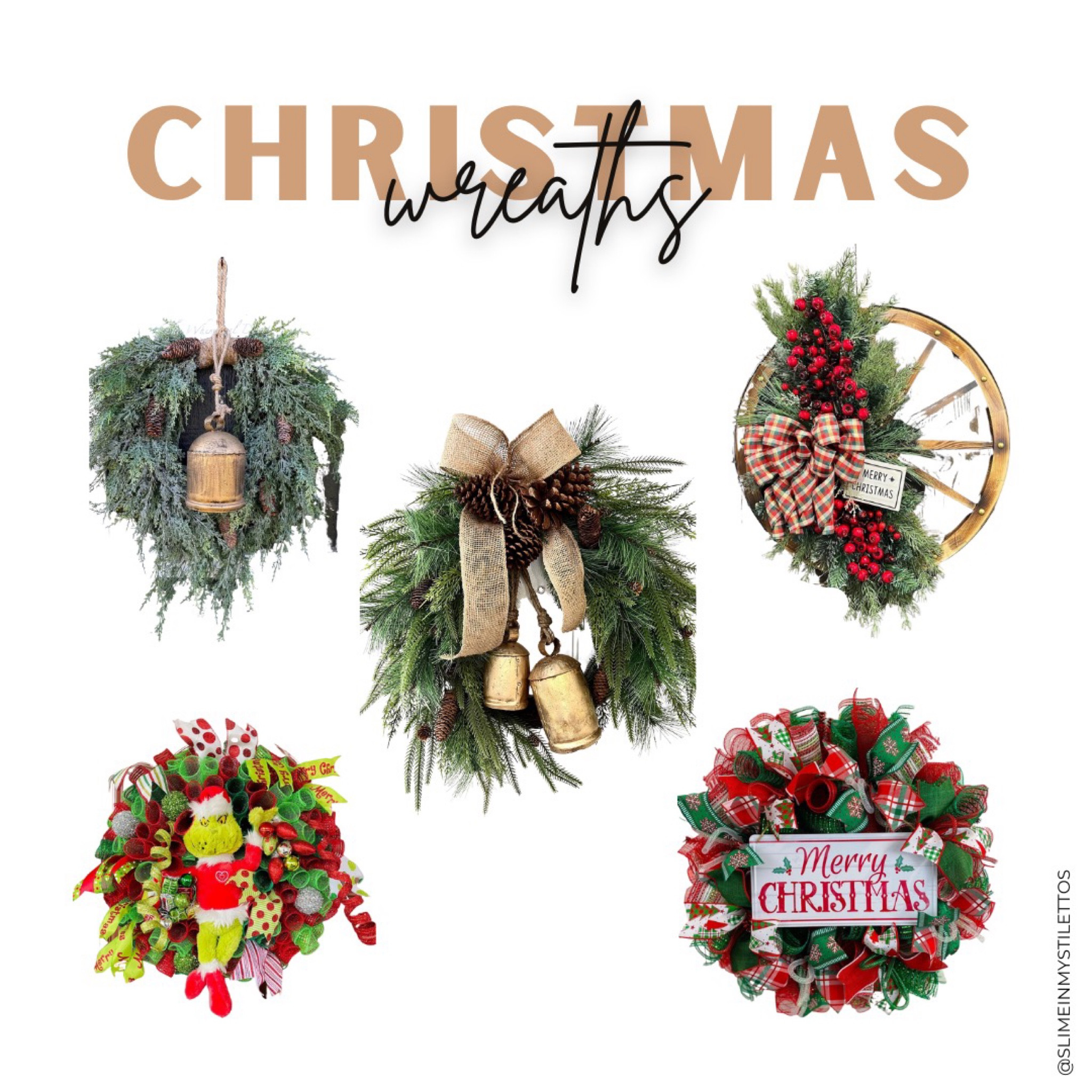 Christmas Wreath Wagon Wheel … curated on LTK