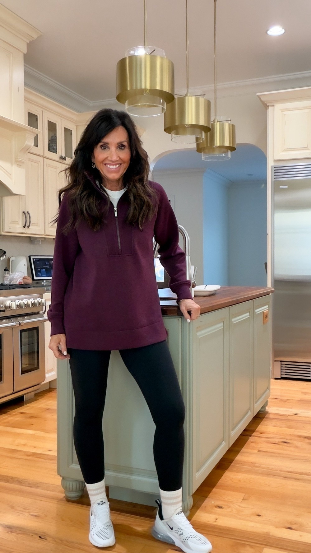 What I’m wearing 
Pullover - small 
Tank - small 
Leggings - XS

#LTKActive #LTKOver40 #LTKSeasonal