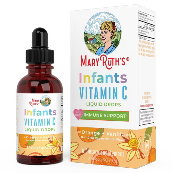 MaryRuth's Organics Liquid Infant Vitamin C Drops - 2 fl oz | Target