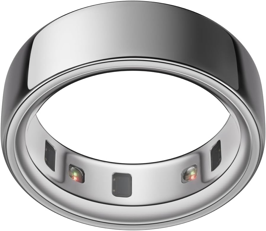 Oura Ring 4 - Silver - Size 7 - Size Before You Buy | Amazon (US)