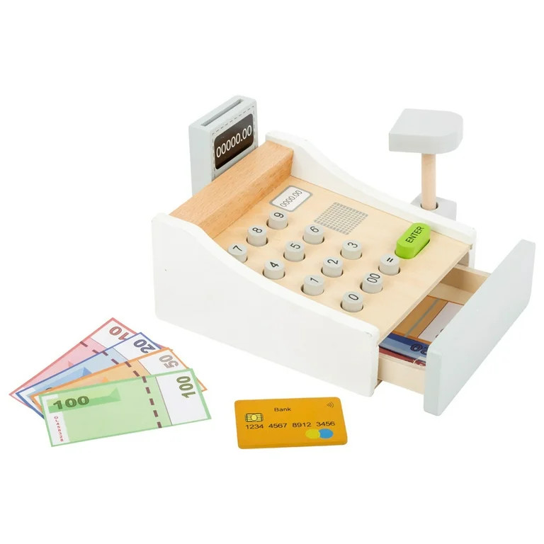 Small Foot Wooden Toys - Play Cash Register | Walmart (US)