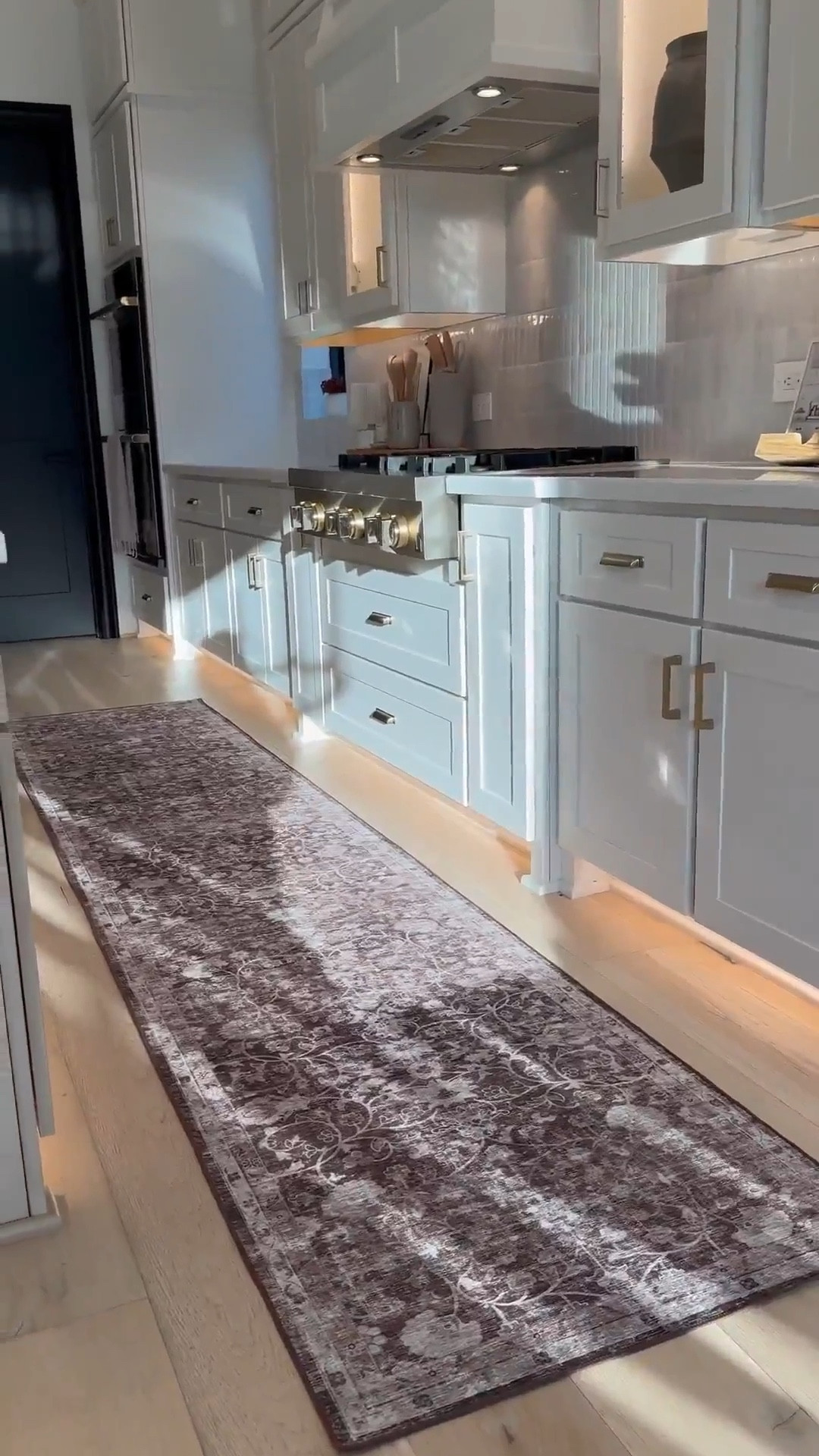 I am obsessed with these gorgeous runners! Let me know which one is your favorite 1,2,3, or 4th option. I added rug grippers to the corners to keep the rug in place. A rug mat is also perfect to keep the rug from sliding 🤎#LTKStyleTip

#LTKHome #LTKSaleAlert