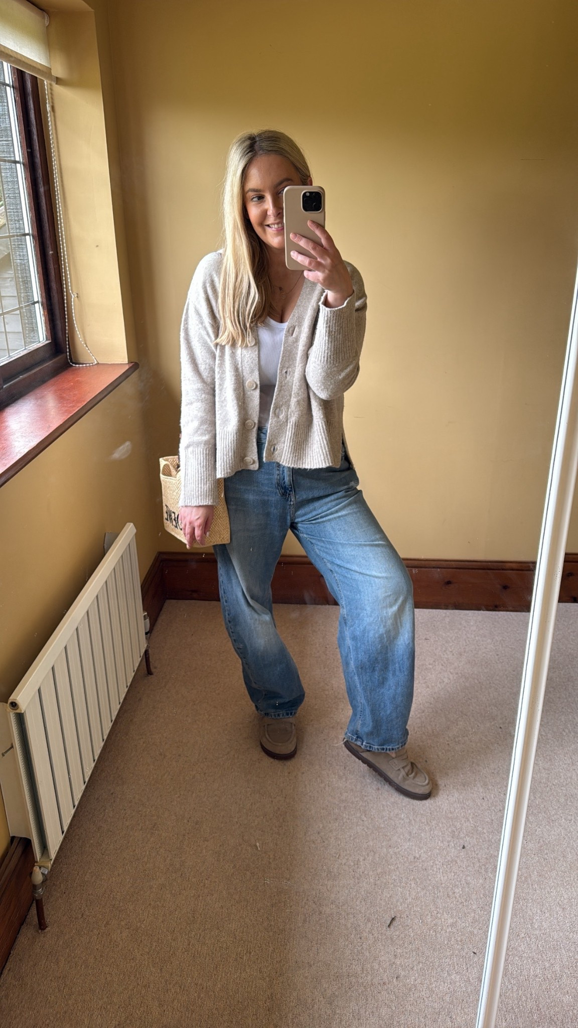 Today’s OOTD 
Jeans I wear a 14 
Cardigan I wear a large 

Love Jade xxx

Spring outfit of the day . Loafers. Jeans. Casual 

#LTKmidsize #LTKuk #LTKjeans