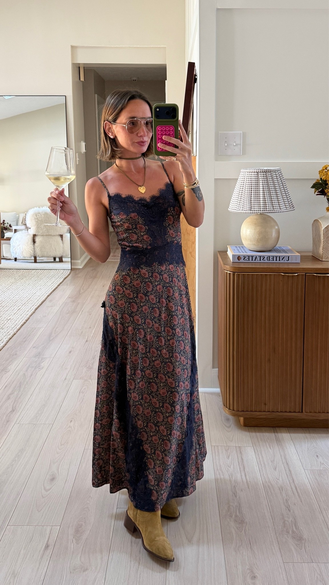Concert outfit! XXS dress this pattern is sold out. Boots are tts