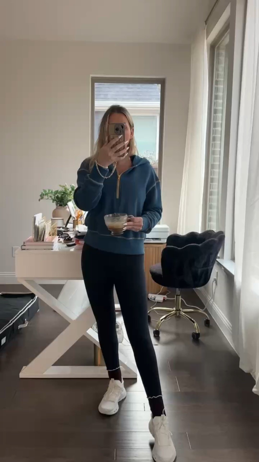 Cozy, clean, and elevated for real life 🤍
This is my favorite kind of everyday outfit lately — a soft Amazon half-zip sweatshirt, sculpting Amazon leggings, and comfy Amazon socks for that polished athleisure feel, finished with my On Cloud sneakers for all-day errands and Pilates runs.

It’s one of those easy, over-40 style formulas that always works:
neutral base + quality layers + elevated sneakers = effortless but put-together.

If you’re building an affordable capsule wardrobe or love that high-low style mix that looks luxe without the price tag, this set is such a good everyday go-to.

Everything is Amazon except my On Clouds ✨

#amazonfashion #athleisurestyle #over40style #everydayelevated #ltkfinds


#LTKootd #LTKmorningroutine #LTKselfcare