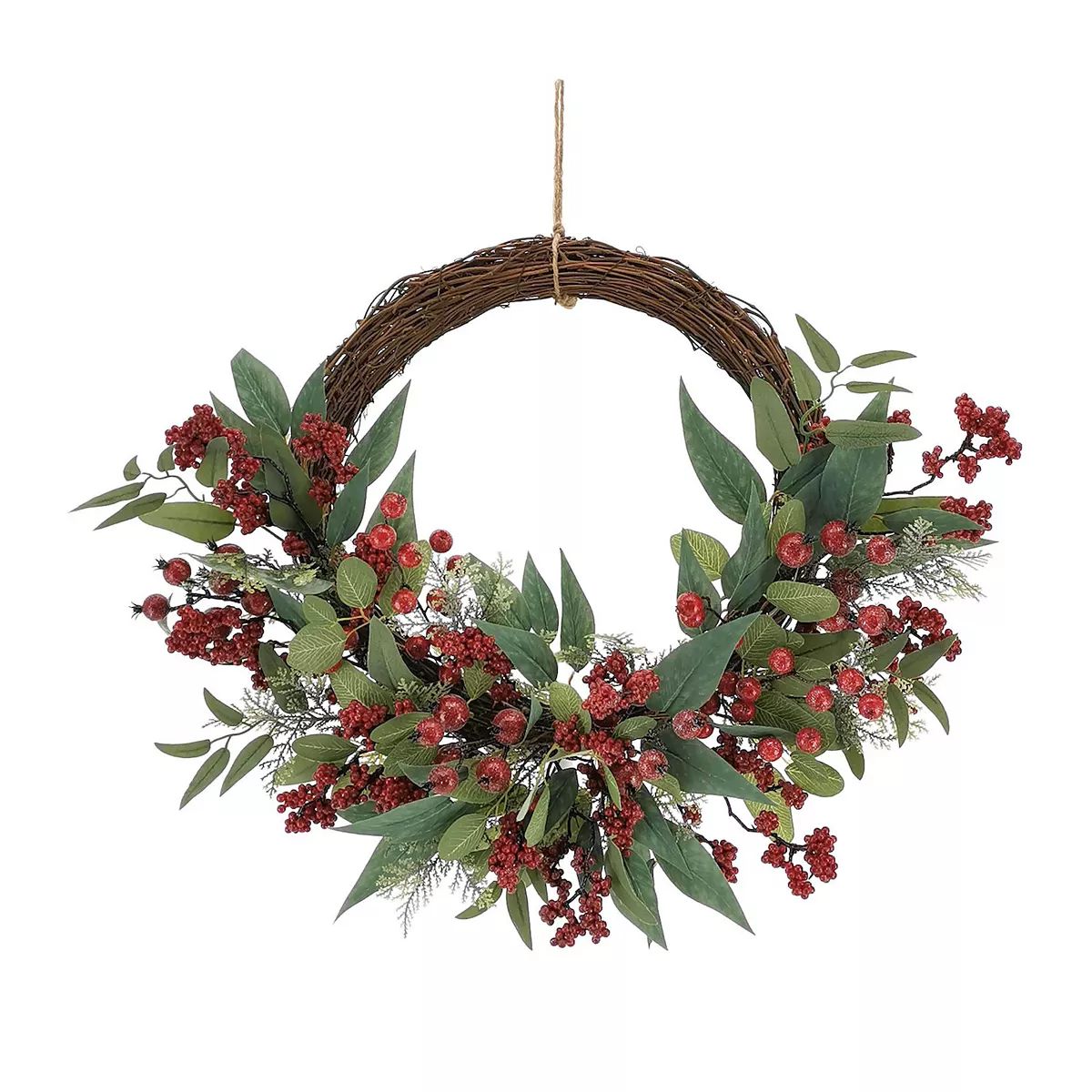 St. Nicholas Square® Asymmetrical Berry Wreath Decor | Kohl's