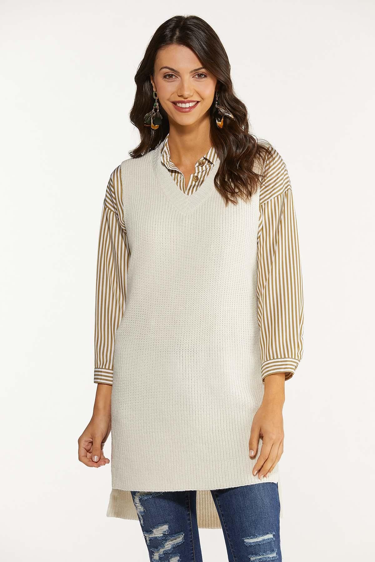 Plus Size Pullover Sweater Vest | Cato Fashions