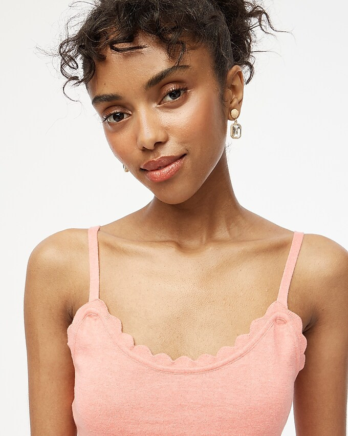 Scalloped sweater shell | J.Crew Factory