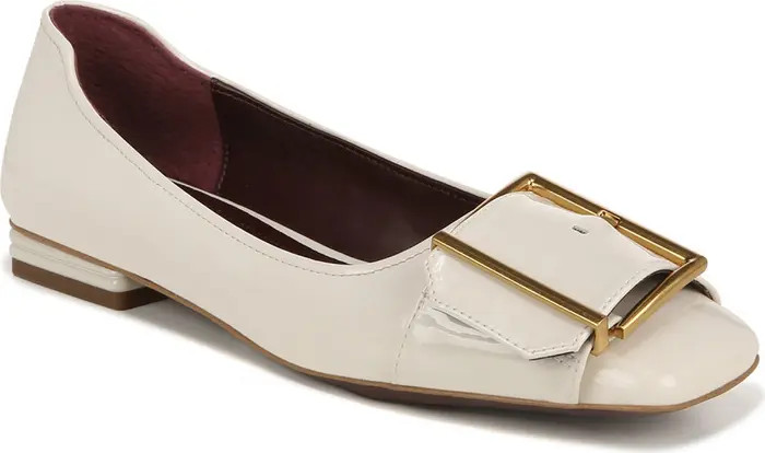 Tahlia Buckle Square Toe Flat (Women) | Nordstrom Rack