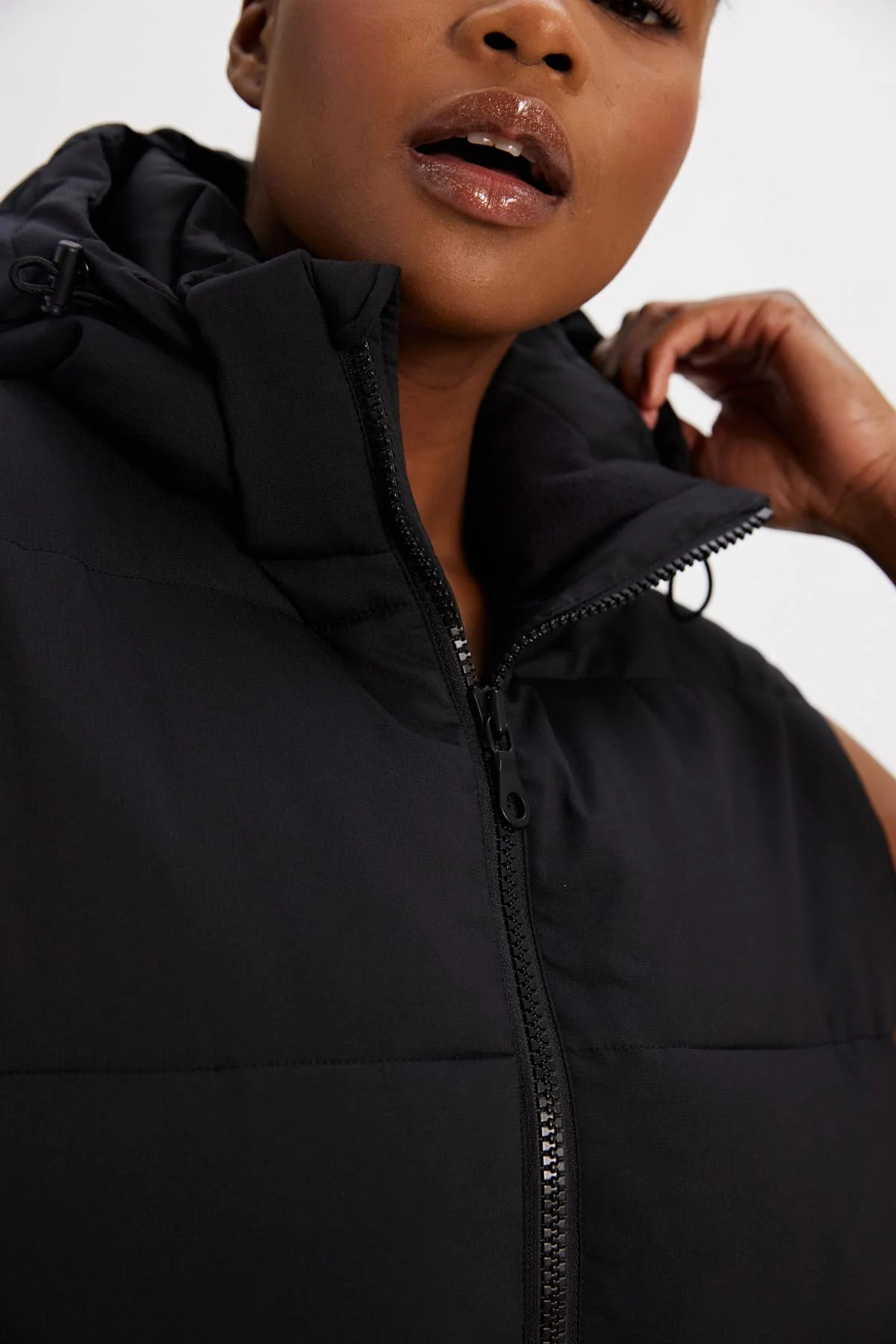 Black Recycled Puffer Vest | Girlfriend Collective