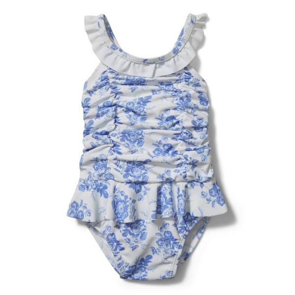 Baby Floral Ruched Swimsuit | Janie and Jack