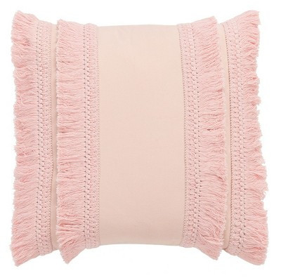 Grema Pillow - Pink - 16"X16" - Safavieh | Target