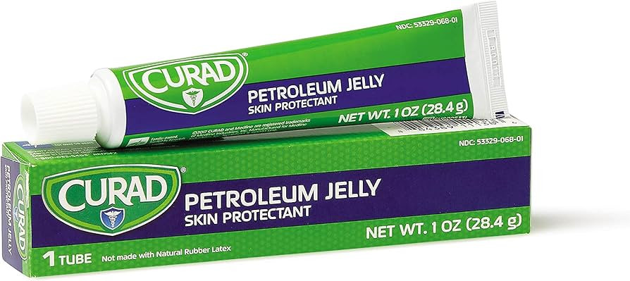 Curad Petroleum Jelly Skin Protectant, Healing Ointment For Dry Cracked Skin, 1 oz Tube (12 Pack) | Amazon (US)