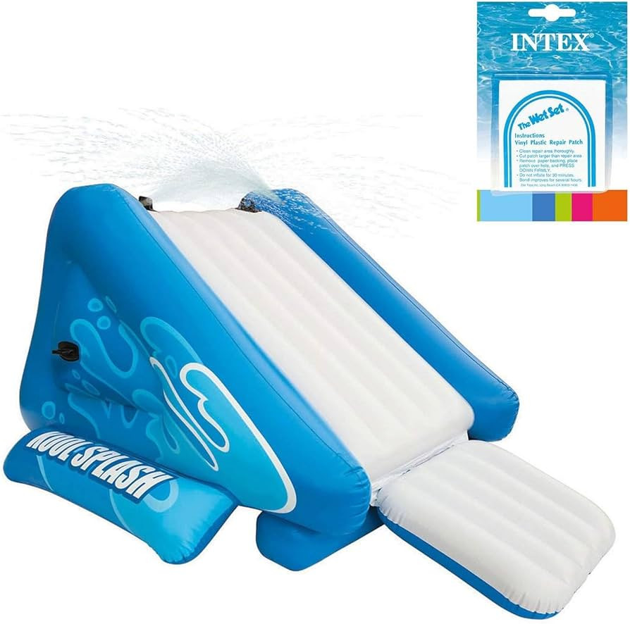 Intex Kool Splash Durable Inflatable Play Center Swimming Pool Water Slide Accessory with Adhesiv... | Amazon (US)