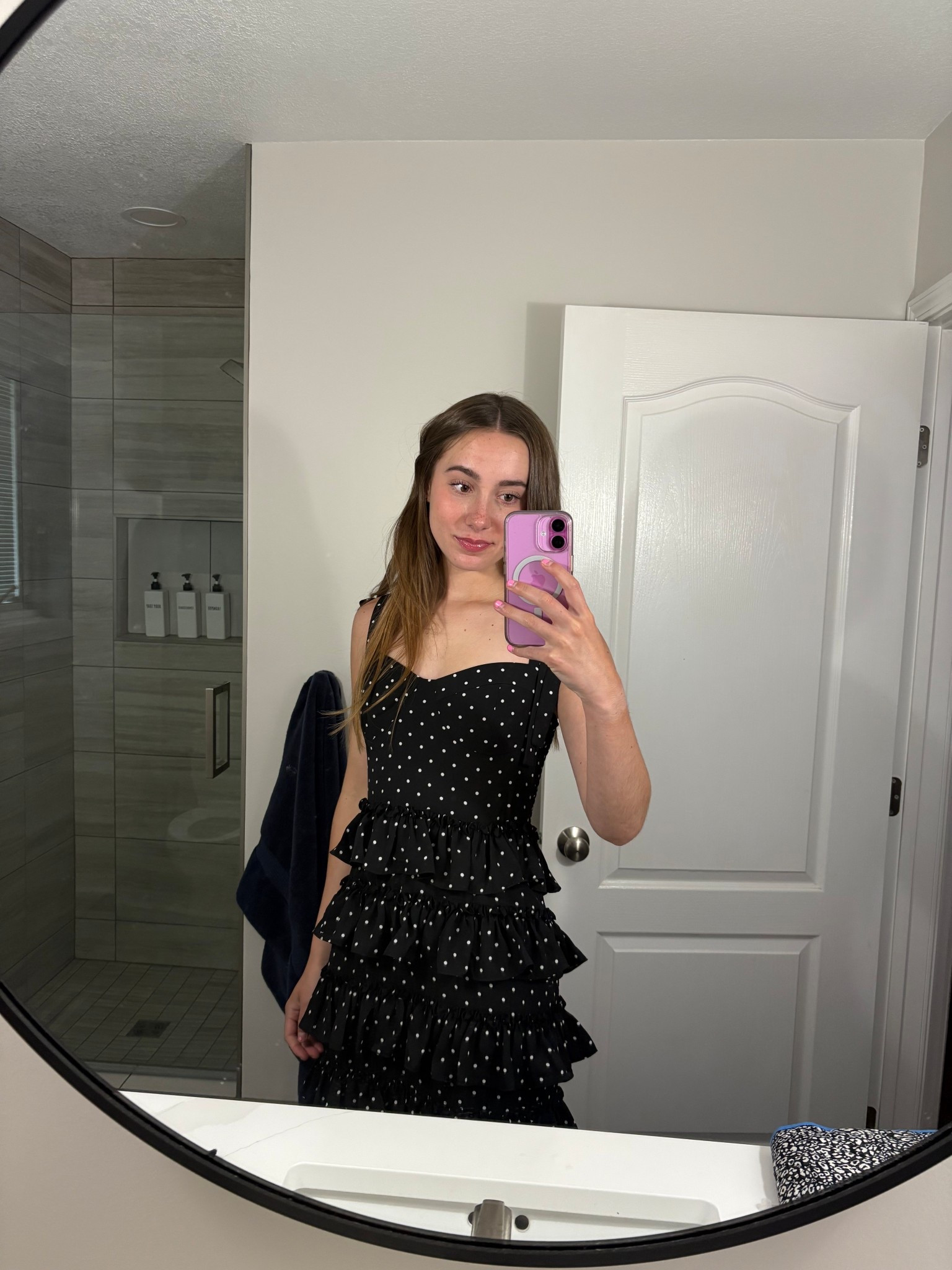 Wearing the Dorothy Polka Dot Tiered Maxi Dress from WAYF
The Perfect Dress for a Summer Wedding, Graduation and more!
👗😎👰‍♀️👩‍🎓
Dress - true to size (S)
Shoes - true to size (8)
Dress currently only available on Poshmark (originally from Nordstrom) but Target look-a-like linked!

#LTKSeasonal #LTKWedding #LTKSummerEdit