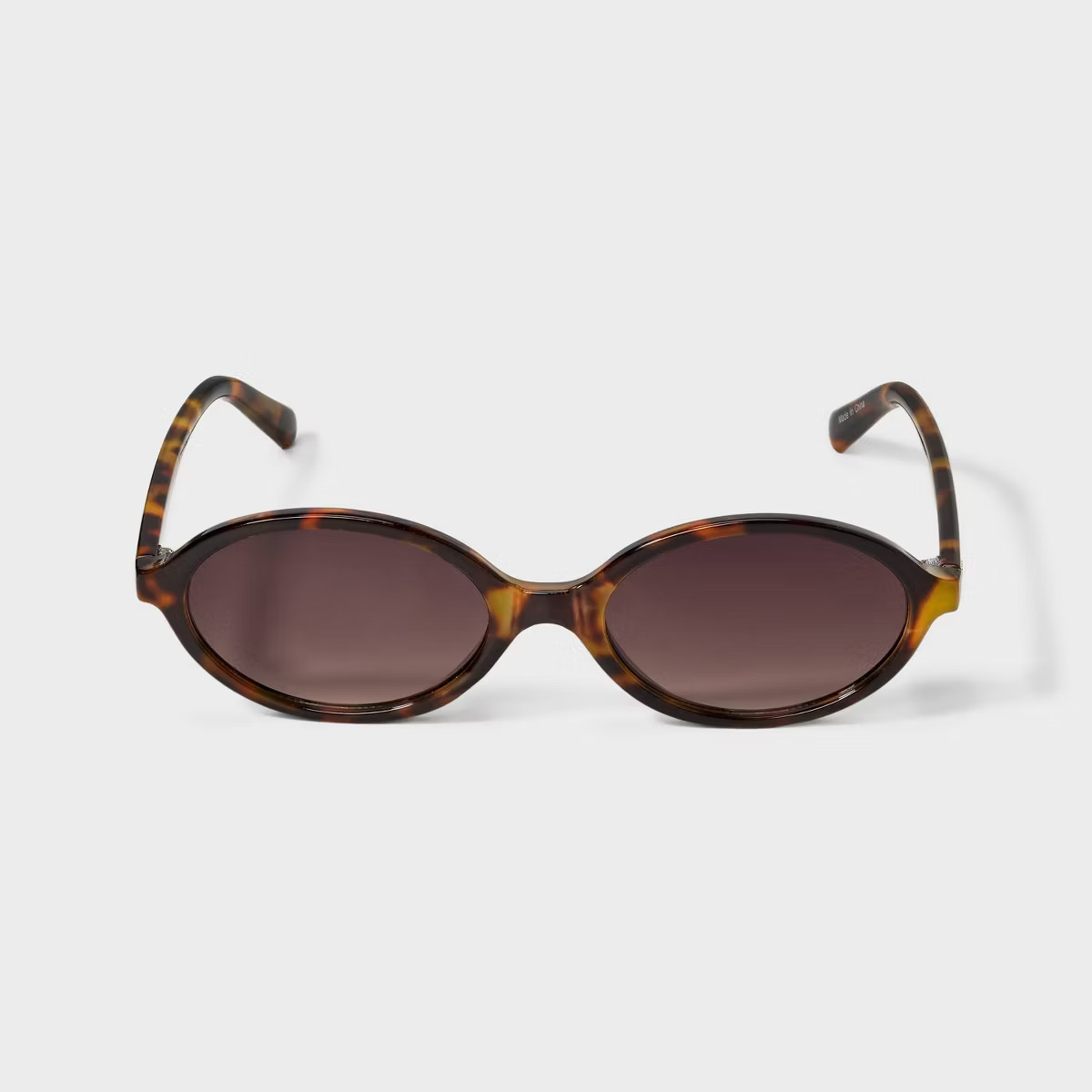 Plastic Slim Oval Sunglasses - Wild Fable™ Tort | Target