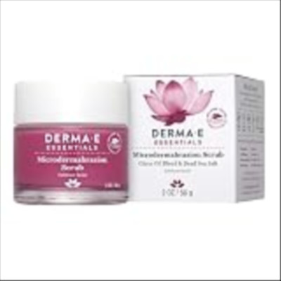 DERMA E Microdermabrasion Scrub with Dead Sea Salt, Natural Facial Exfoliator for Dull or Dry Skin I