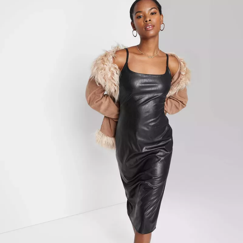 Target hot sale leather dress