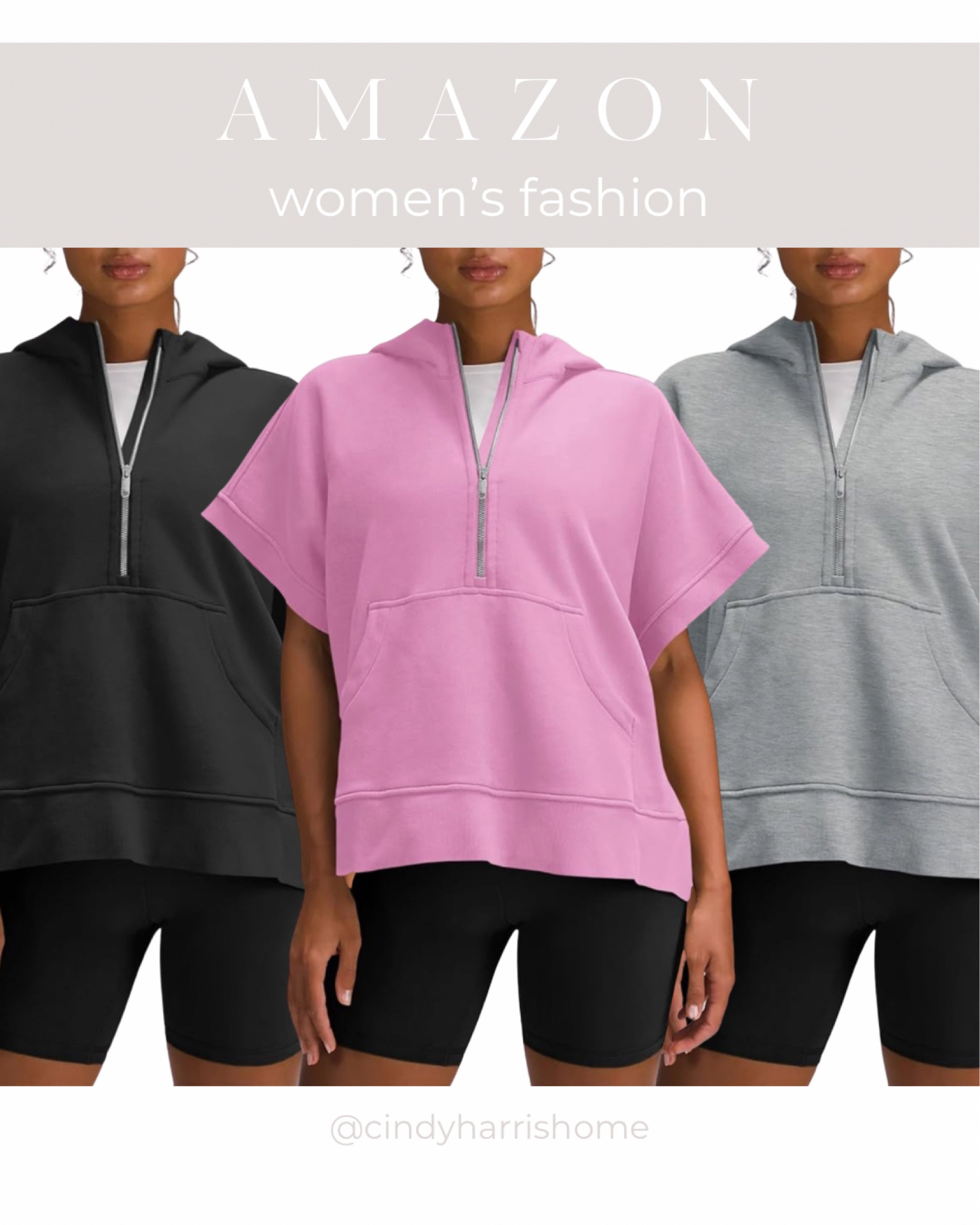 short sleeved 3/4 zip - perfect for spring! 

#LTKfitness #LTKmidsize