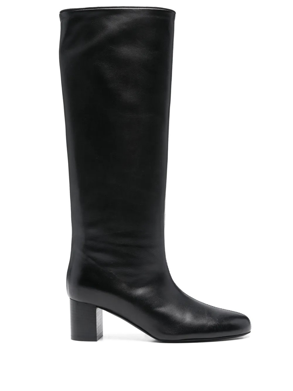 TOTEME Downtown Nappa knee-high Boots | Svart | FARFETCH SE | Farfetch Global