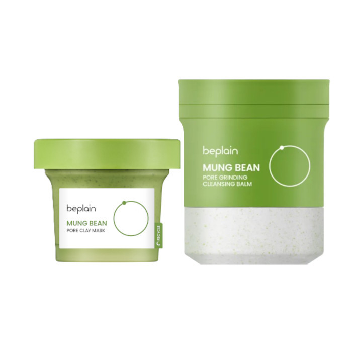 beplain - Mung Bean Pore Clay Mask + Grinding Cleansing Balm Set | Stylevana
