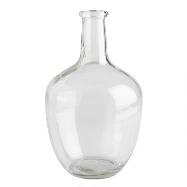 Long Neck Clear Glass Vase | World Market
