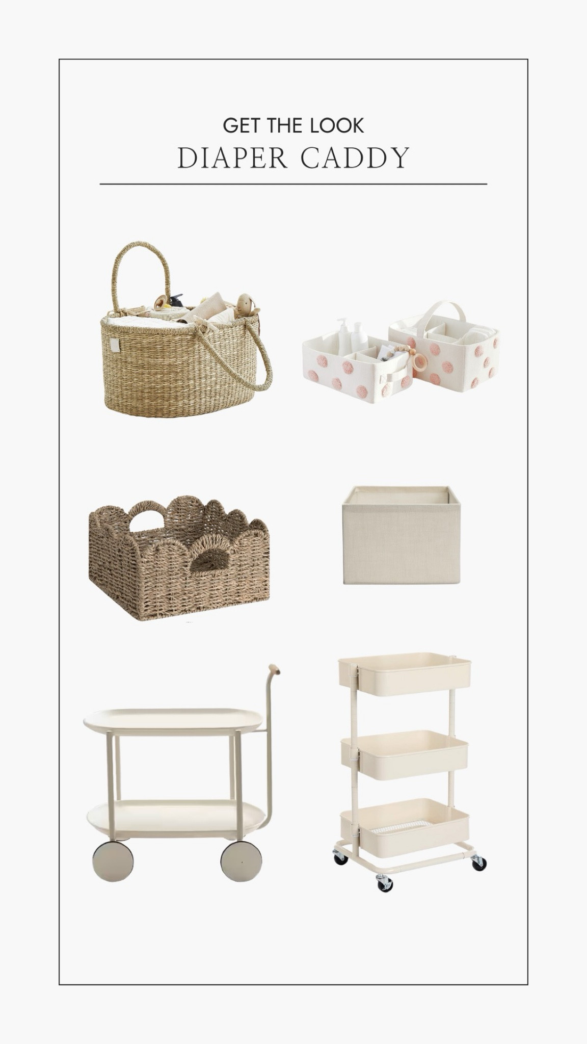 Essentials at your fingertips! Keep everything tidy and ready for diaper duty with our stylish caddy products  

#LTKHome #LTKBaby