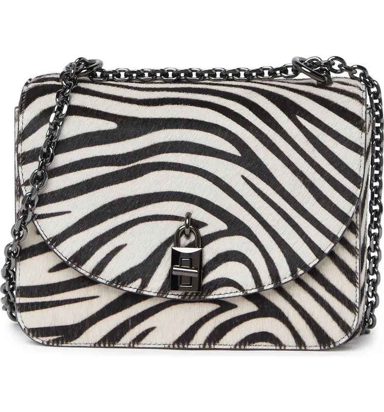 Love Too Zebra Print Genuine Calf Hair Crossbody BagREBECCA MINKOFF | Nordstrom Rack