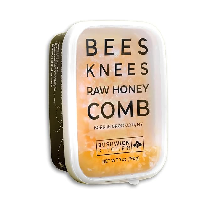 Bees Knees Raw Honeycomb, 100% Edible, All-Natural Gourmet Honeycomb in Double Sealed Packaging, ... | Amazon (US)
