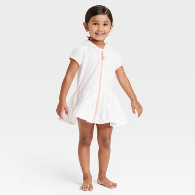 Toddler Girls' Cover Up Dress - Cat & Jack™ White | Target