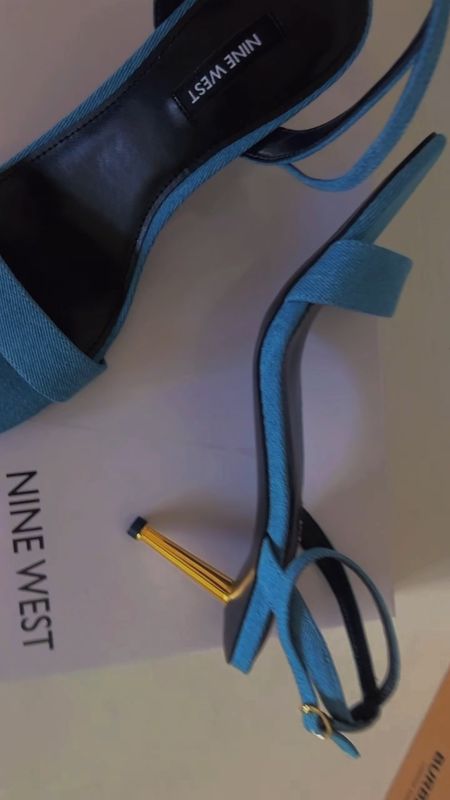 Nine West denim heels 

#LTKstyletip #LTKfindsunder100 #LTKshoecrush