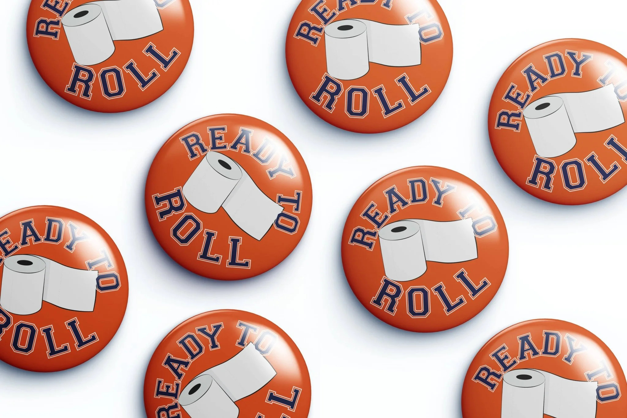 Auburn Ready To Roll Button | Clover + Bee
