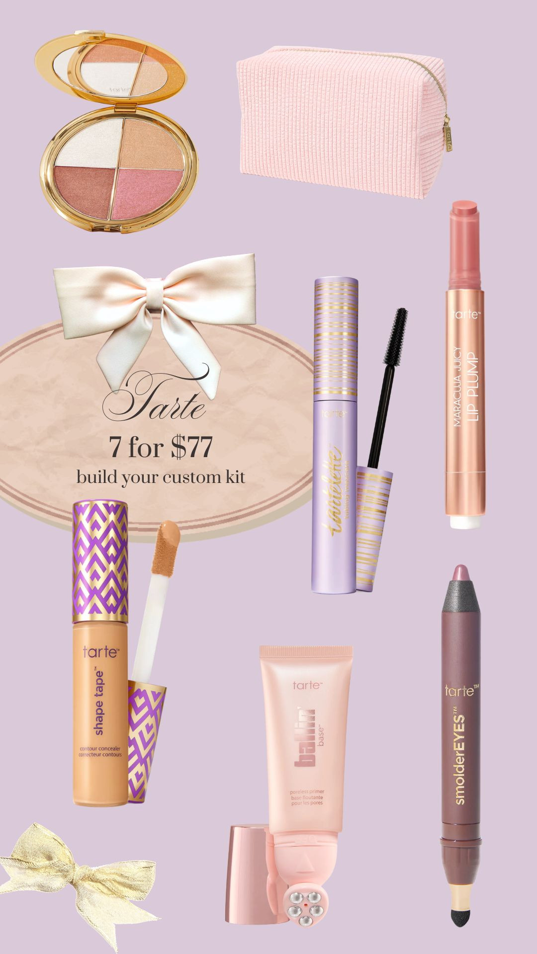 Build your custom kit now at Tarte! 7 for $77💜 

 #LTKgrwm #LTKSaleAlert #LTKBeauty