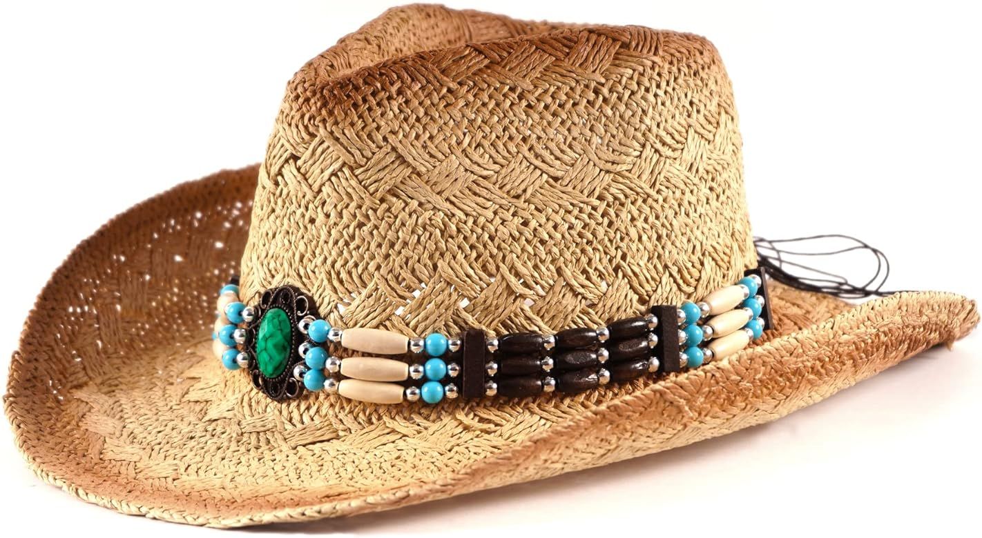 SoJourner Bags Men & Women's Cowboy Cowgirl Hat - Western Hats for Women, Adjustable Cowboy Hat M... | Amazon (US)