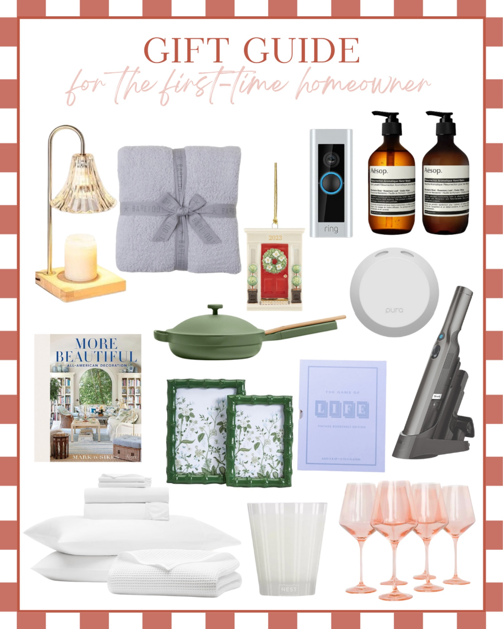 My 2023 Christmas Gift Guide #9! Gifts for the first time home owner! 

Women’s gift guide, gifts for her, tennis girl, women’s gifts, holiday gifting, Christmas gift ideas / Saks fifth avenue / Nordstrom / ideas for her / gifts under $50 / gifts under $100 / Anthropologie / stocking stuffers / home gifts / girly girl / preppy girl / first time home owner / Aesop soap duo / gifts for newly weds / our place pan / picture frames / board games / first home ornament / items for first house / first house / 2023 Gift Guide

#LTKHoliday #LTKhome #LTKGiftGuide