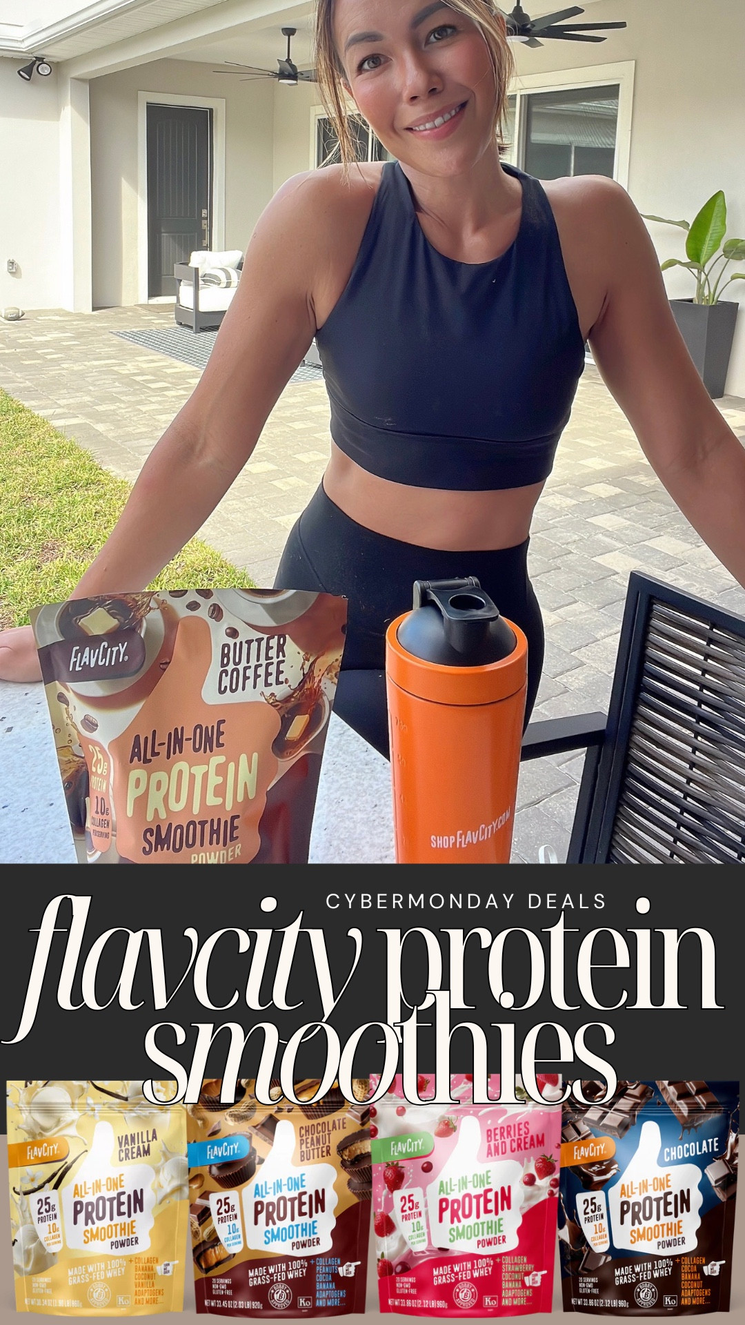 Not letting Cyber Monday pass without restocking my favorite protein smoothie powders from FlavCity. Every flavor is good, but Vanilla Cream and Butter Coffee are my repeat buys—creamy, satisfying, and truly clean.

If you’re a café latte girl, their latte mixes are perfection—smooth, not overly sweet, and made without all the junk that most brands sneak in. Prefer to skip caffeine? Their electrolyte mixes are some of the cleanest on the market and taste amazing on their own.

Up to 20% off today — and up to 40% off on bundles.
This is the day to stock up. 💪✨


#LTKfitnessgoals #LTKSaleAlert #LTKCyberWeek
