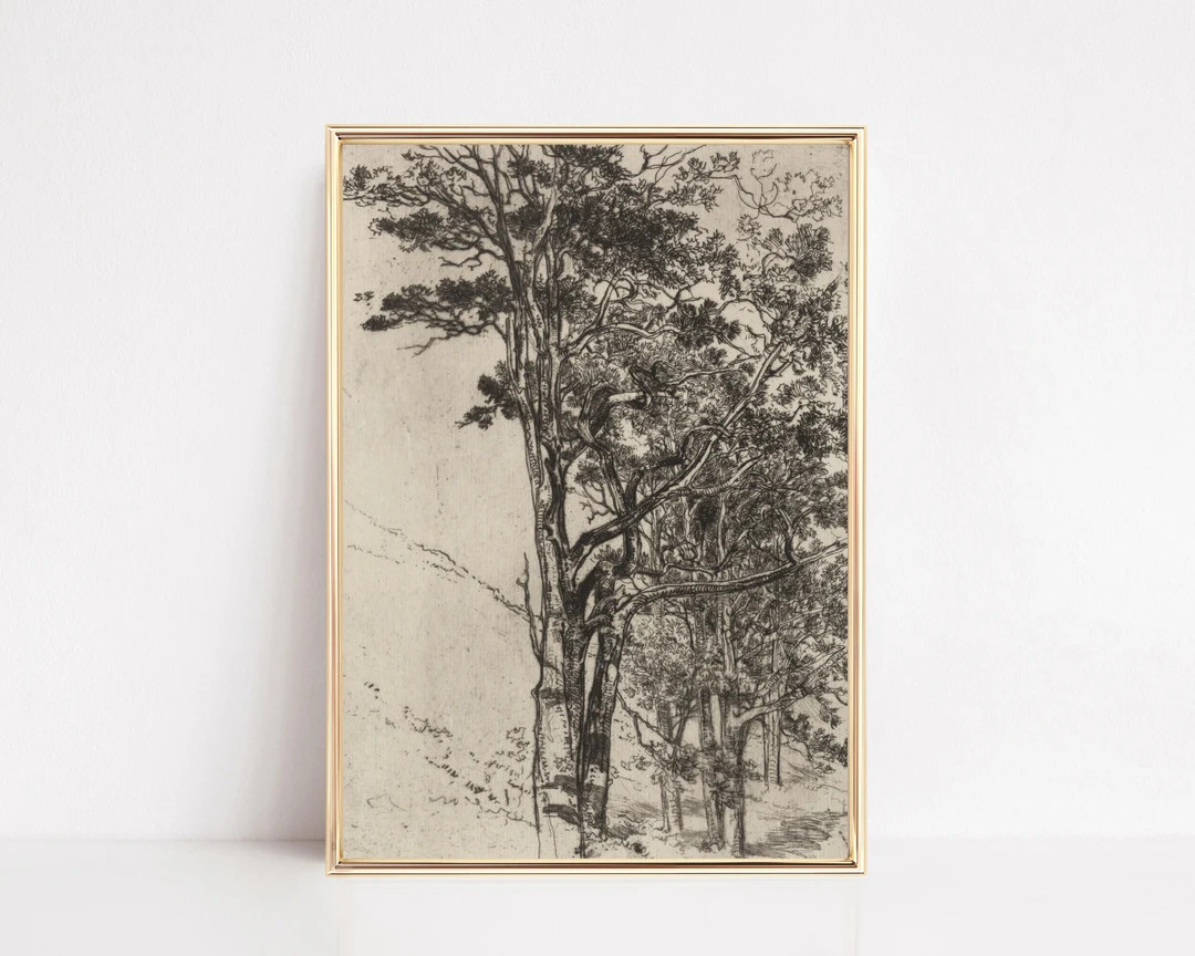 Vintage Etching Antique Print Rustic Wall Art Neutral Farmhouse Decor Vintage Printable Wall Art ... | Etsy (CAD)