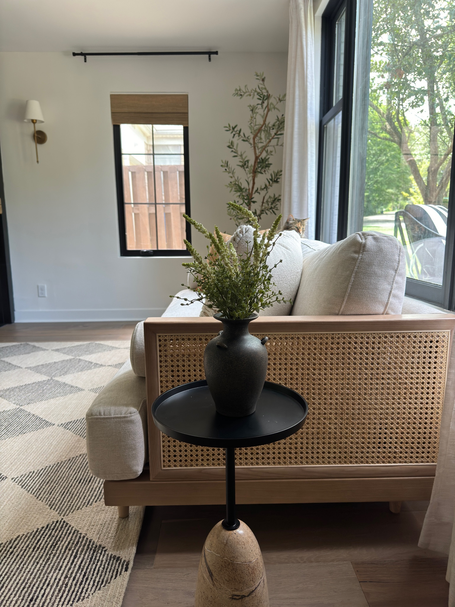 Cane webbed design Wayfair sofa
@wayfair
#wayfairpartner
#wayfair 

#LTKSaleAlert #LTKStyleTip #LTKHome