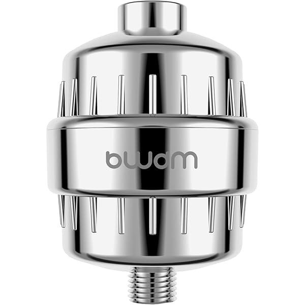 Aqua Earth 15 Stage Shower Filter with Vitamin C Shower Filters for Hard Water Unique Coconut Shell  | Amazon (US)