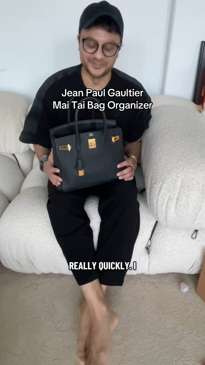 Obsessed with my Mai Tai Bag Insert Organizer - Jean Paul Gaultier Design @JeanPaulGaultier @maitai use my code for yours: MAYANK

https://maitaicollection.com/     
Link in linktree bio as well 
 #birkin #maitai #shopaholicgirl #bagorganizer #whatsinmybag

#LTKstorytime #LTKvlog #LTKU